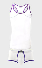 Men's Mesh Bicolor Tank Top and Trunk