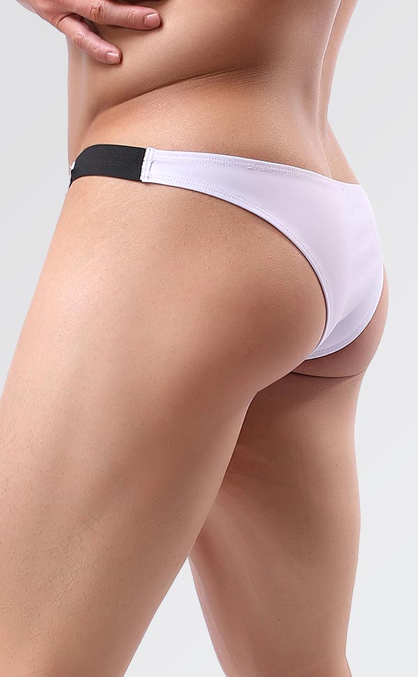 Men's Sexy PU Leather Low Rise Bikini Men's Sexy PU Leather Low Rise Bikini