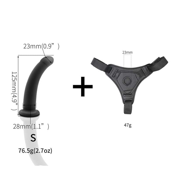 Strap-On Harness Kit with Silcone Dildo Strap-On Harness Kit with Silcone Dildo