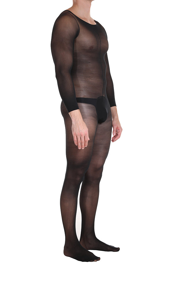 3D Sheer Long Sleeve Bodystocking 3D Sheer Long Sleeve Bodystocking