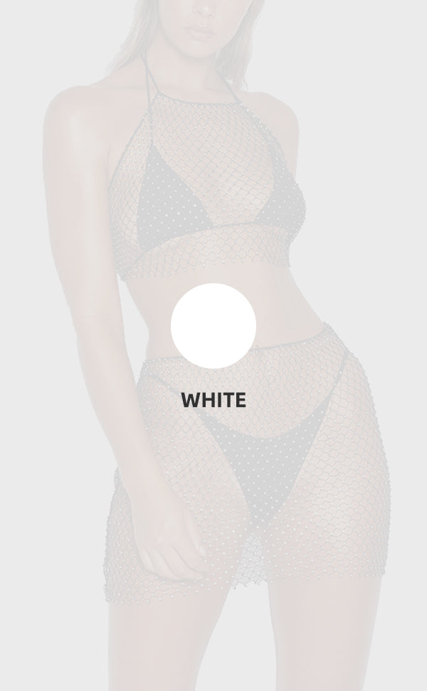 V Neck Rhinestone Fishnet Dress V Neck Rhinestone Fishnet Dress