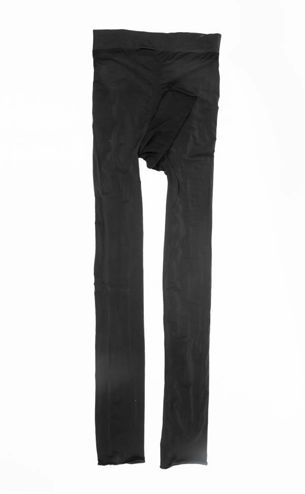 Shiny Footless Pantyhose Sheath Open Shiny Footless Pantyhose Sheath Open