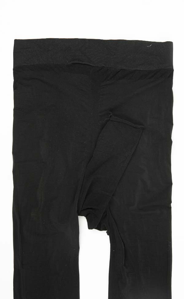 Shiny Footless Pantyhose Sheath Open Shiny Footless Pantyhose Sheath Open