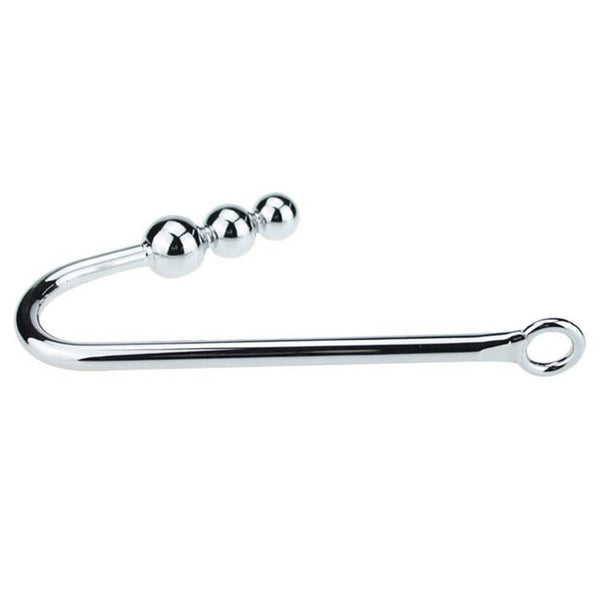 Three Balls Stainless Steel Anal Hook Three Balls Stainless Steel Anal Hook