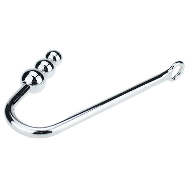 Three Balls Stainless Steel Anal Hook Three Balls Stainless Steel Anal Hook