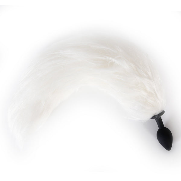 15” LED Fox Tail with Silicone Butt Plug 15” LED Fox Tail with Silicone Butt Plug