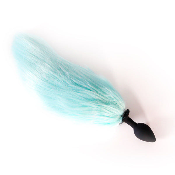 9” LED Fox Tail with Silicone Butt Plug 9” LED Fox Tail with Silicone Butt Plug