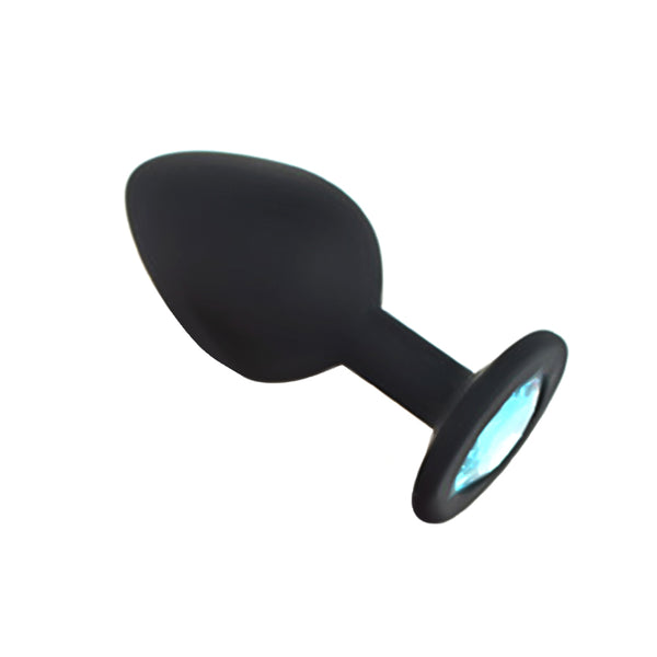 Medium Random Jeweled Color Silicone Butt Plug Medium Random Jeweled Color Silicone Butt Plug