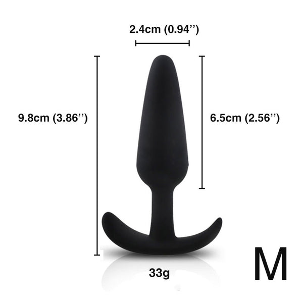 Silicone Traning Butt Plug, S, M, L Silicone Traning Butt Plug, S, M, L
