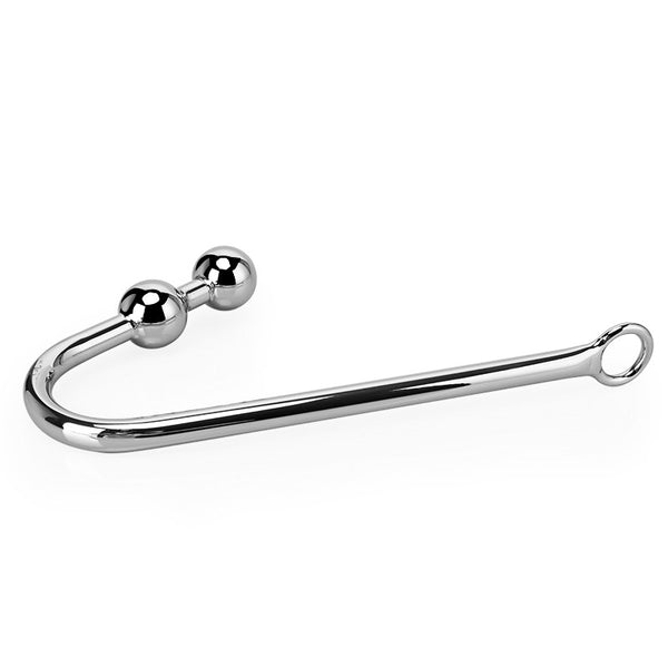 Two Balls Stainless Steel Anal Hook Two Balls Stainless Steel Anal Hook