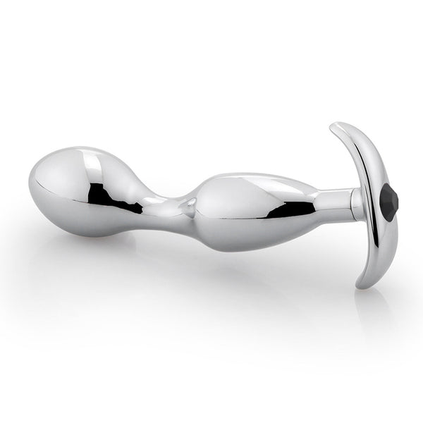 Jeweled Stainless Steel Butt Plug T-bar Jeweled Stainless Steel Butt Plug T-bar