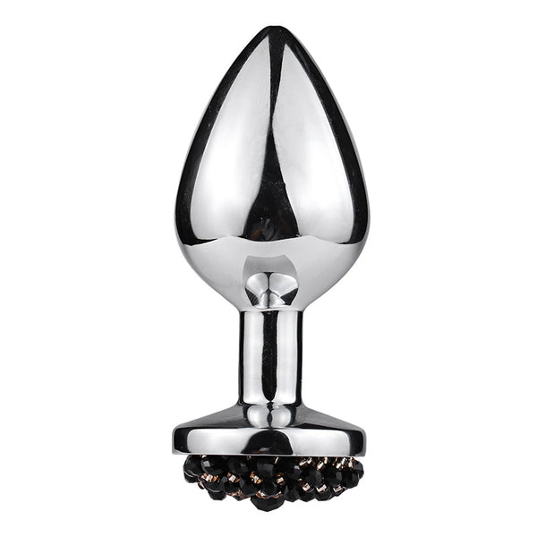 Ebony Diamond Base Metal Butt Plug Ebony Diamond Base Metal Butt Plug