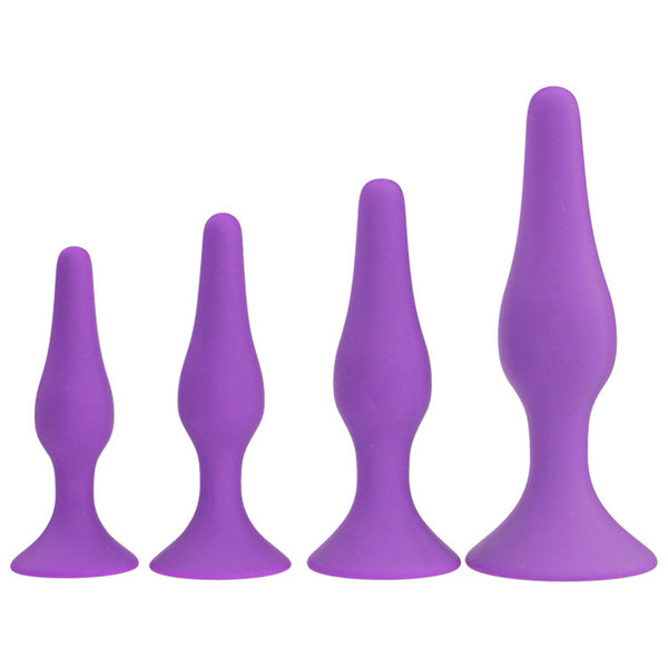 Silicone Butt Plug, 4 Sizes Available Silicone Butt Plug, 4 Sizes Available