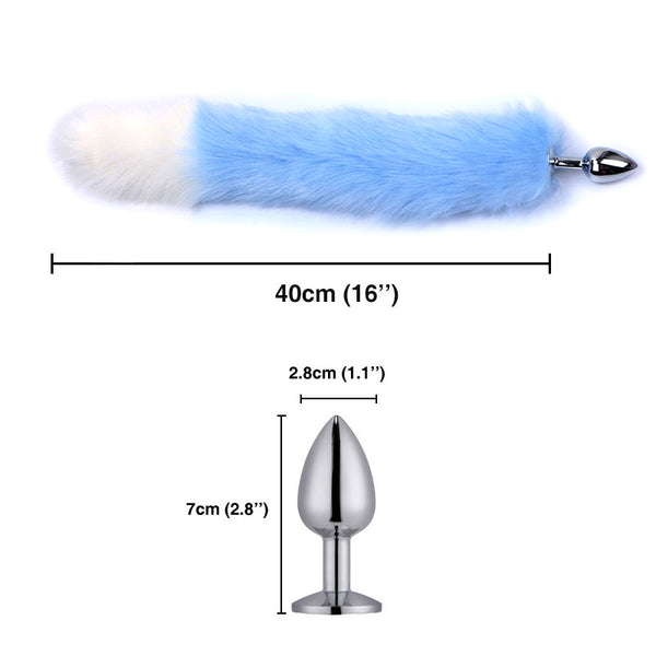 tail butt plugs in blue tail butt plugs in blue