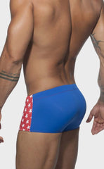 Star Printing Swim Trunks with Cup Sponge Pad