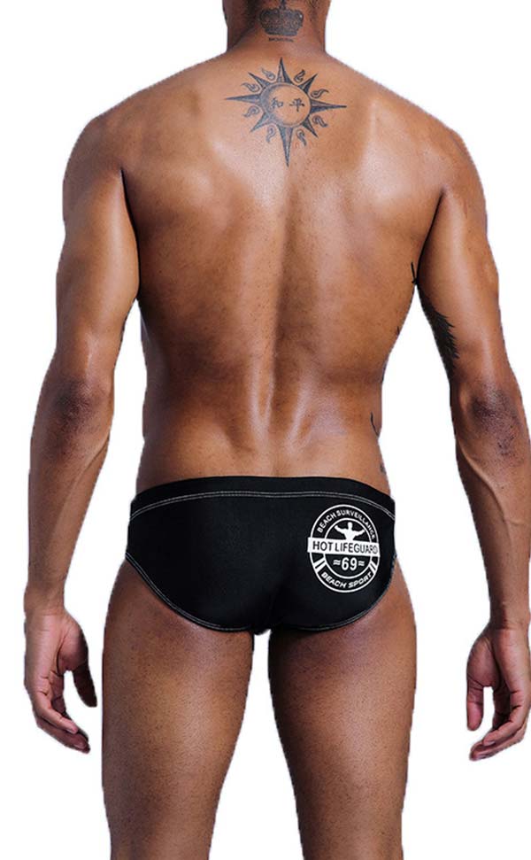 Solid Color Swim Briefs with Sponge Pad Solid Color Swim Briefs with Sponge Pad
