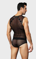 See Through Bodysuit for Men