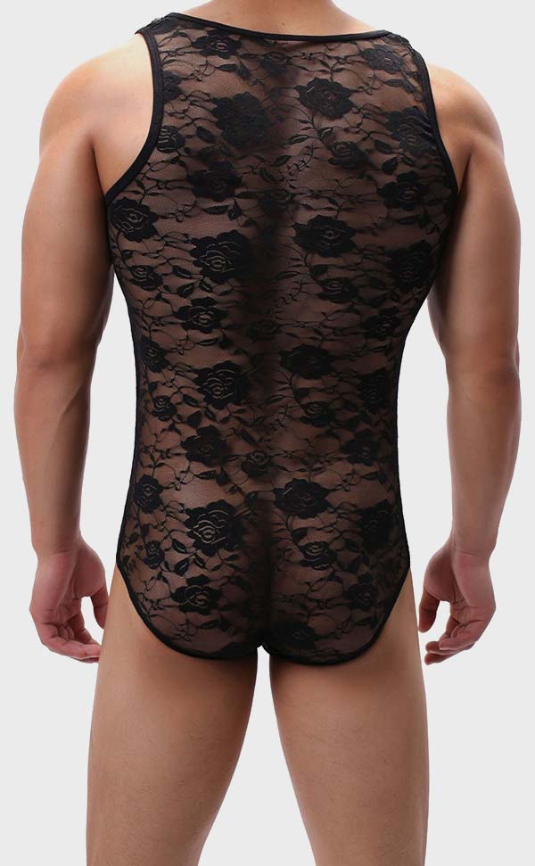 Men’s Jacquard Lace Bodysuit Men’s Jacquard Lace Bodysuit