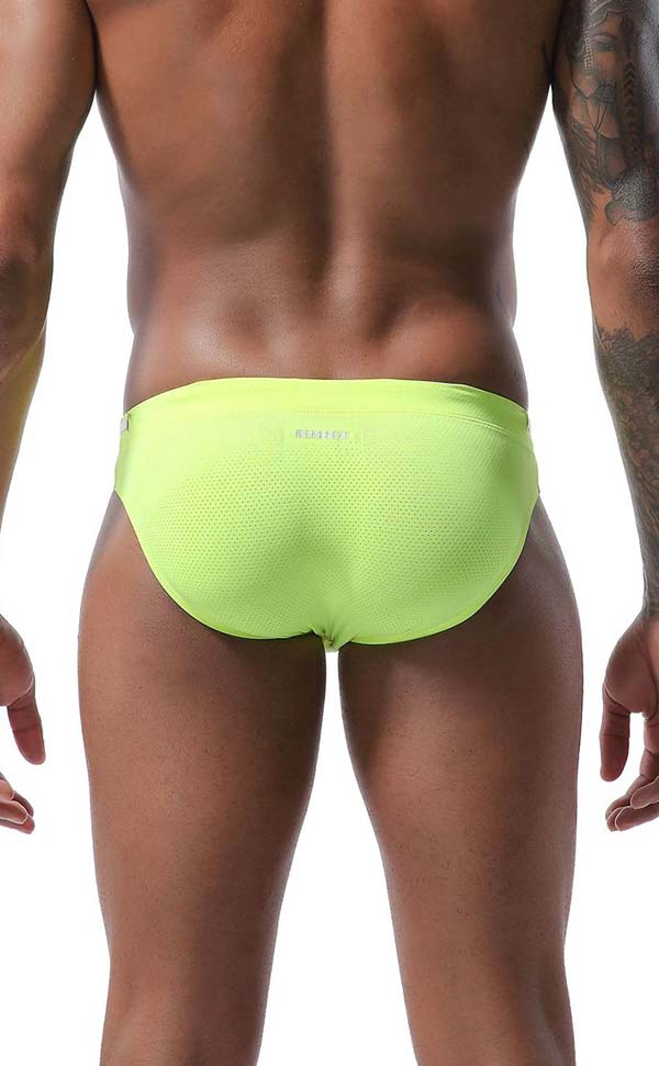 Solid Color Breathable Swim Briefs Solid Color Breathable Swim Briefs
