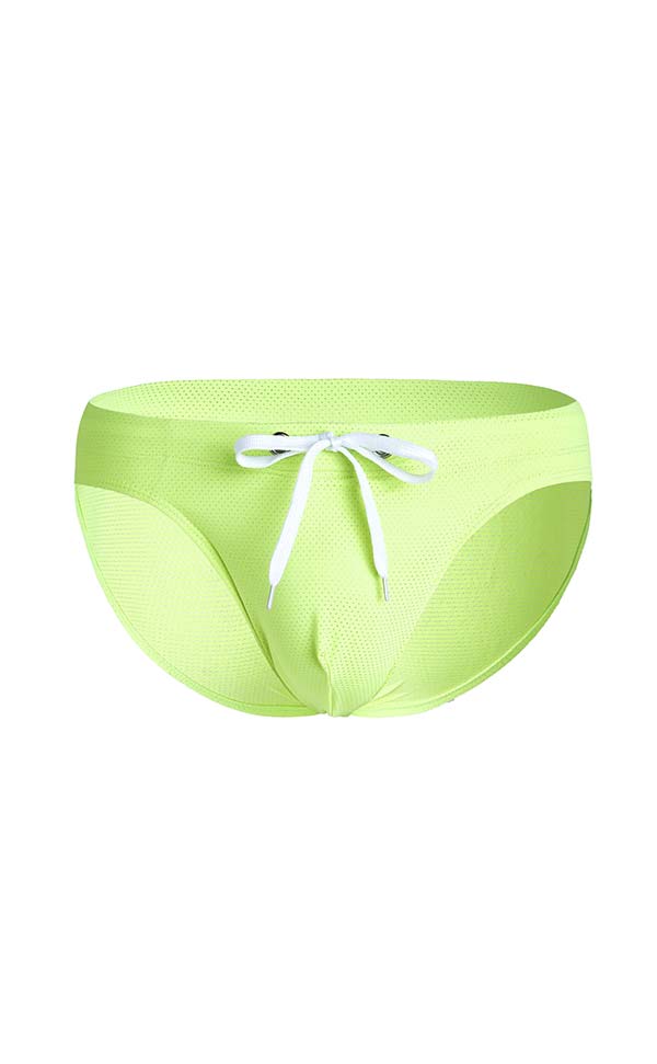 Solid Color Breathable Swim Briefs Solid Color Breathable Swim Briefs