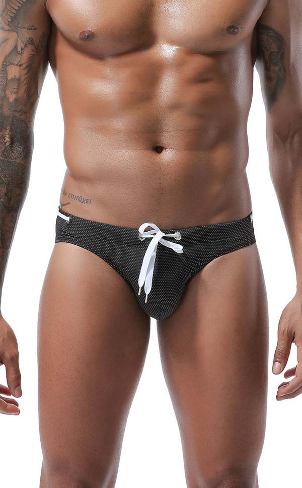 Solid Color Breathable Swim Briefs Solid Color Breathable Swim Briefs