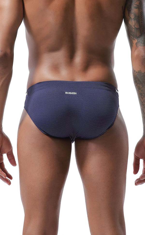 Solid Color Breathable Swim Briefs Solid Color Breathable Swim Briefs