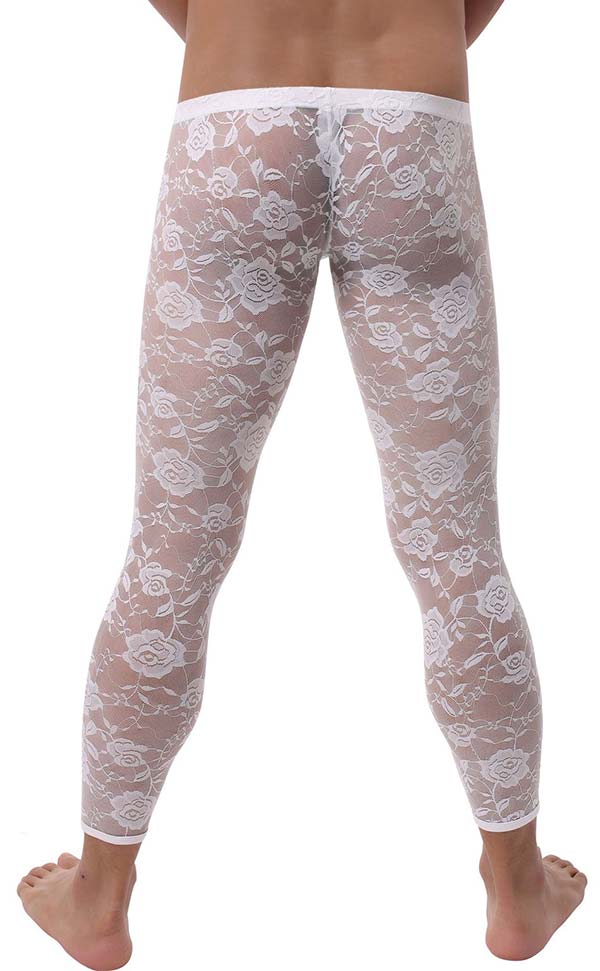 Low Rise Jacquard Lace Leggings Low Rise Jacquard Lace Leggings