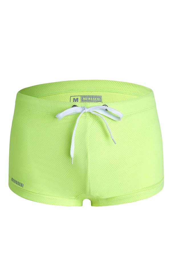 Solid Color Breathable Swim Trunks Solid Color Breathable Swim Trunks