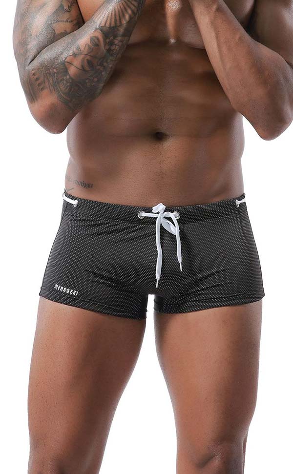 Solid Color Breathable Swim Trunks Solid Color Breathable Swim Trunks