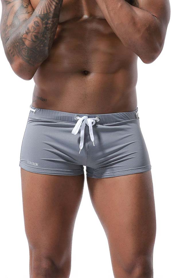 Solid Color Breathable Swim Trunks Solid Color Breathable Swim Trunks