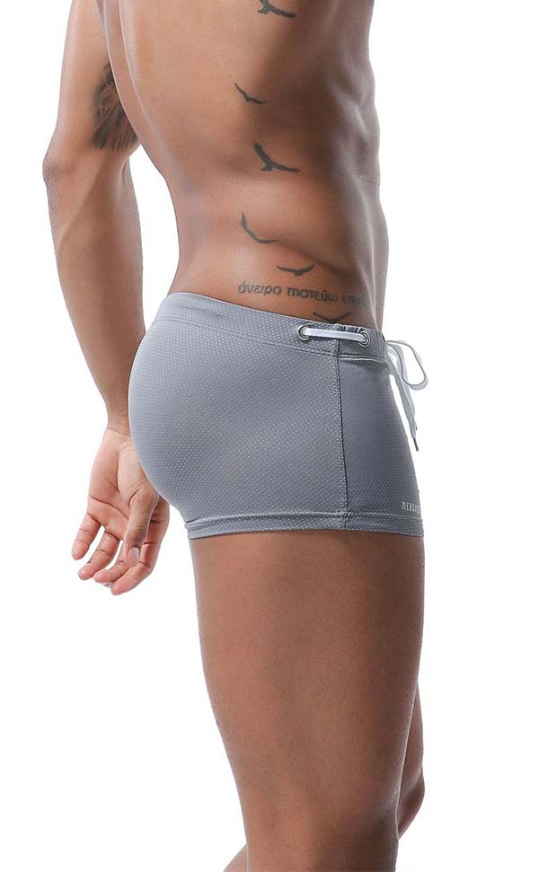 Solid Color Breathable Swim Trunks Solid Color Breathable Swim Trunks