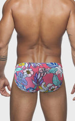 Hawaii Swim Briefs with Sponge Pad