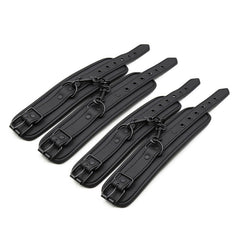 PU Leather Cuffs Restraint Sets (4 Piece)