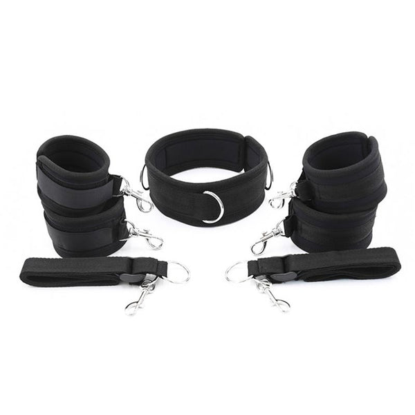 5 pcs Bondage Adventure Kit-Black 5 pcs Bondage Adventure Kit-Black