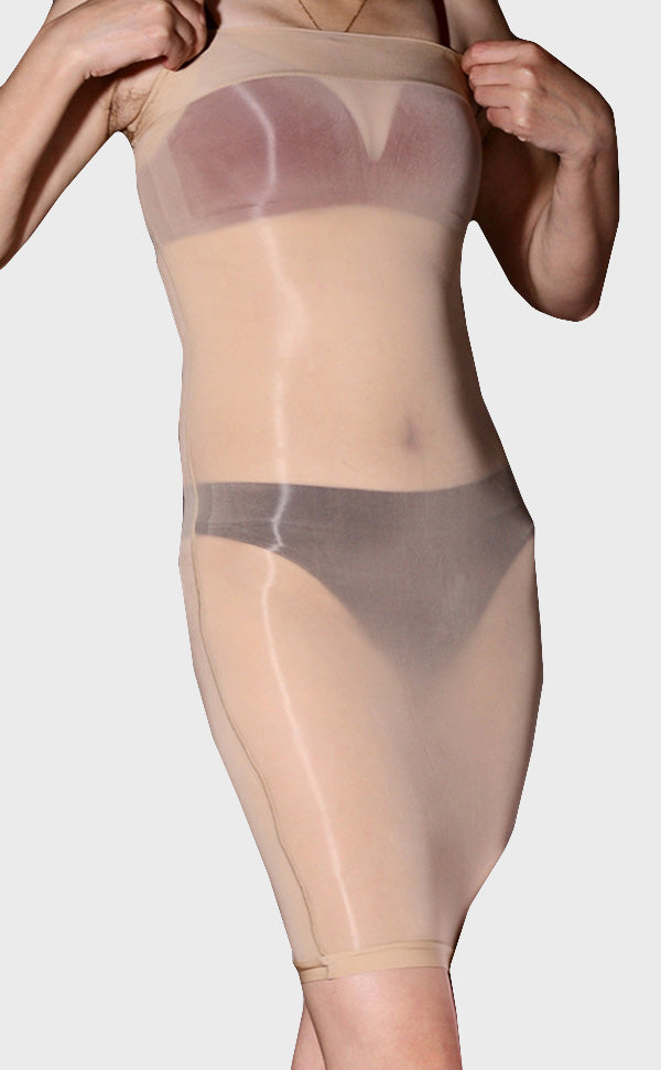 Transparent Tube Top Bodycon Dress Transparent Tube Top Bodycon Dress