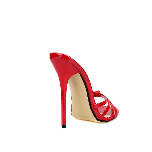 Corset Strap High Heels Slides Corset Strap High Heels Slides