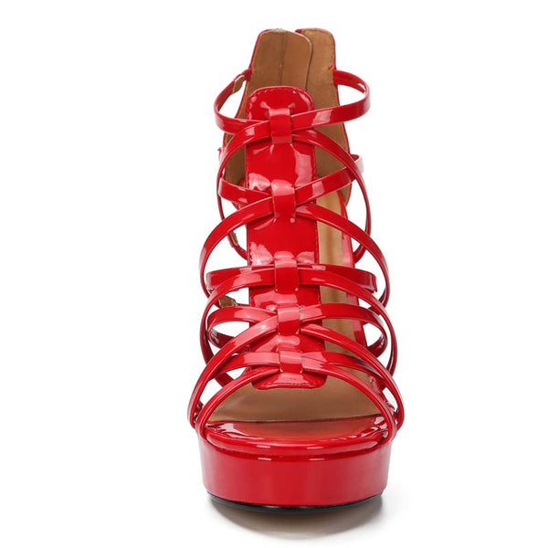 Open Toe Corset Straps Stilettos Open Toe Corset Straps Stilettos