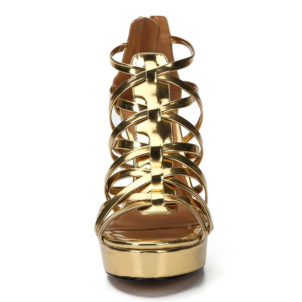 Open Toe Corset Straps Stilettos Open Toe Corset Straps Stilettos