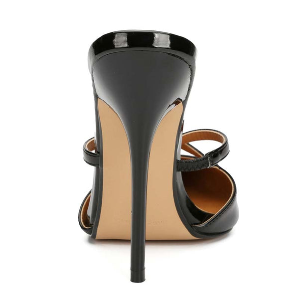 Pointed Toe Cross Slide Stiletto Heels Pointed Toe Cross Slide Stiletto Heels