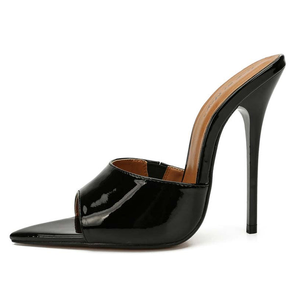 Patent-Leather Pointed Toe Stilettos Patent-Leather Pointed Toe Stilettos