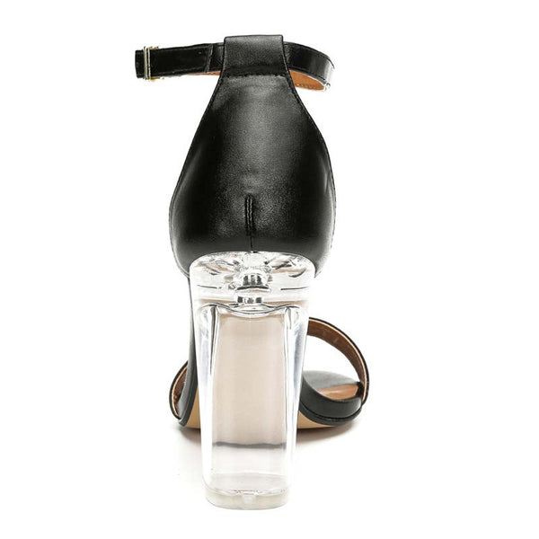 Open Toe Chunky High Heel Sandals Open Toe Chunky High Heel Sandals