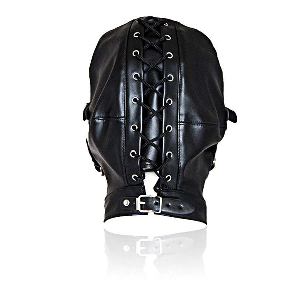 Hood with Detachable Blinders and Ball Gag Hood with Detachable Blinders and Ball Gag