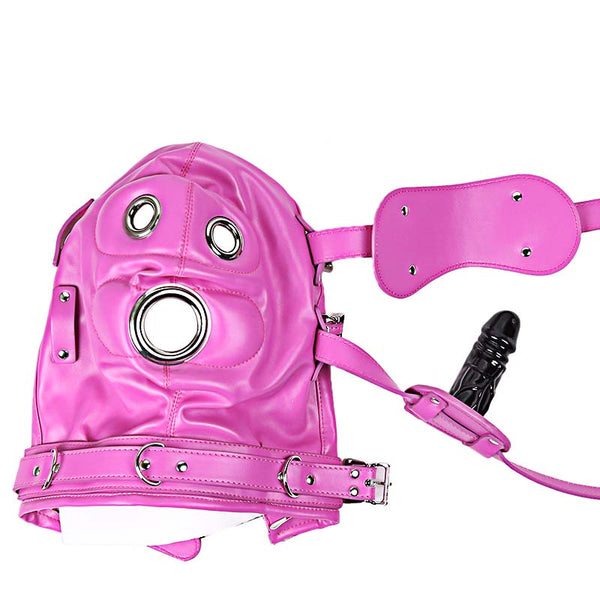 Hood with Detachable Blinders and Mouth Piece Hood with Detachable Blinders and Mouth Piece