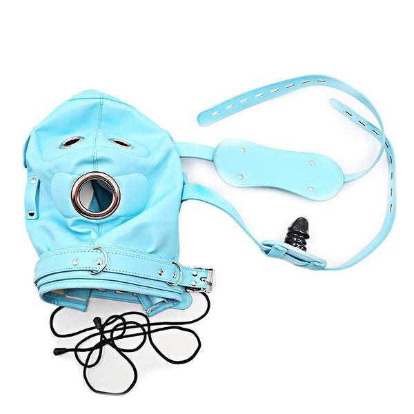 Hood with Detachable Blinders and Mouth Piece Hood with Detachable Blinders and Mouth Piece