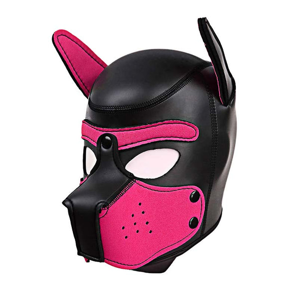 Leather Puppy Hood with Bendable Ears Leather Puppy Hood with Bendable Ears