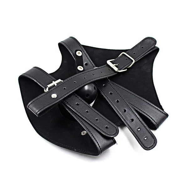 Muzzle with Blindfold and Gag Muzzle with Blindfold and Gag