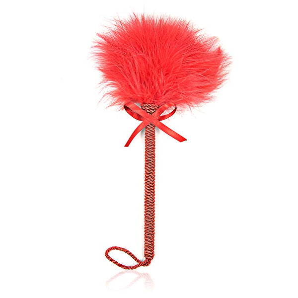Fluffy Feather Body Tickler with Bow-Knot Fluffy Feather Body Tickler with Bow-Knot