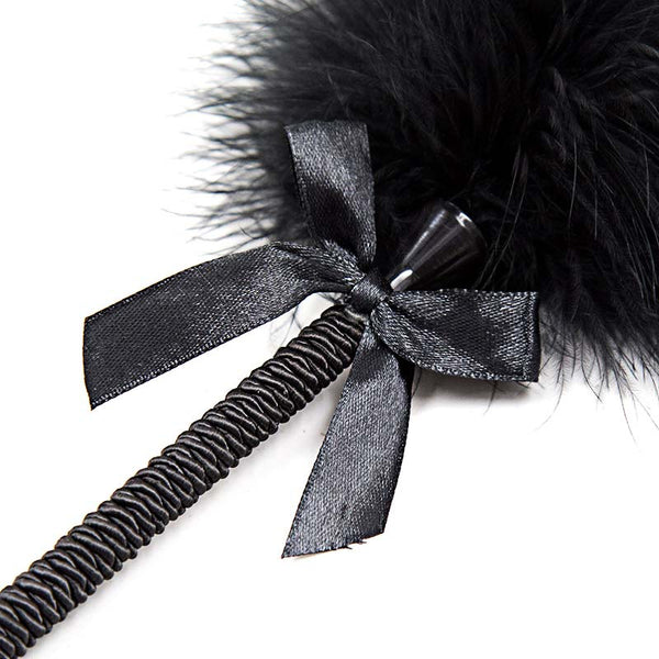 Fluffy Feather Body Tickler with Bow-Knot Fluffy Feather Body Tickler with Bow-Knot