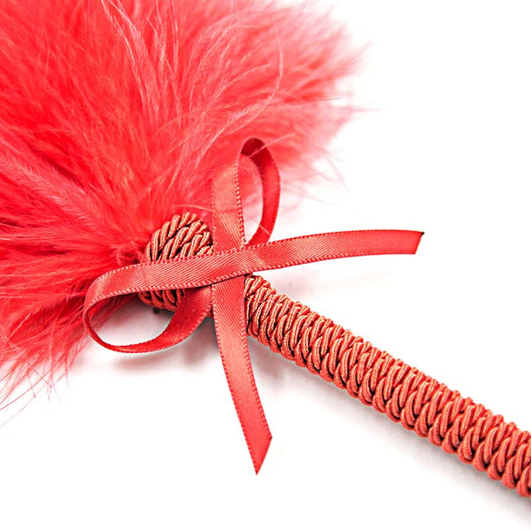 Fluffy Feather Body Tickler with Bow-Knot Fluffy Feather Body Tickler with Bow-Knot