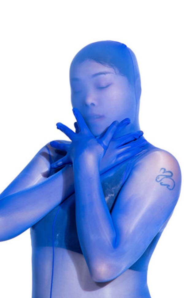 Unisex Hooded Bodystockings with Fingers, Open Crotch Unisex Hooded Bodystockings with Fingers, Open Crotch